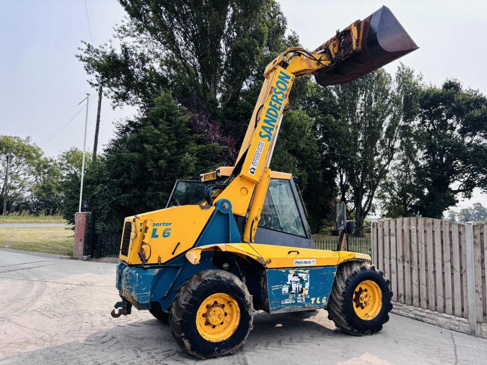 SANDERSON TL6ST 4WD TELEHANDLER *AG-SPEC* C/W BUCKET & PICK UP HITCH *VIDEO*