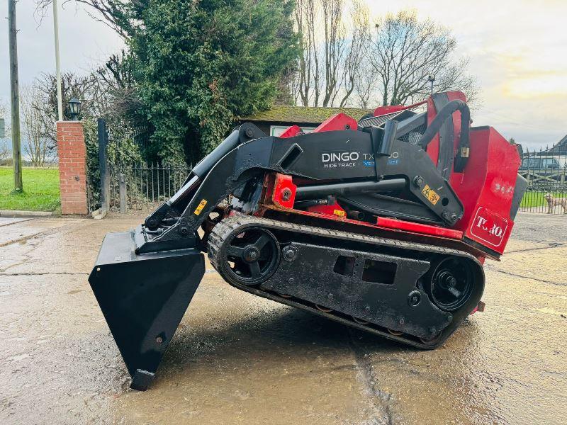 TORO DINGO TX-1000 WIDE TRACKED LOADER *YEAR 2020, ONLY 128 HOURS* C/W BUCKET  