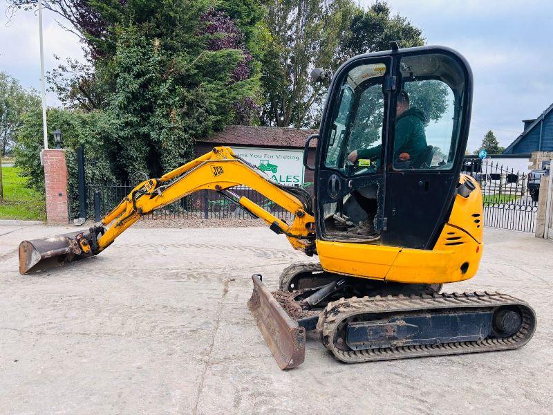 JCB 8025 TRACKED EXCAVATOR *ZERO SWING* C/W QUICK HITCH *VIDEO*