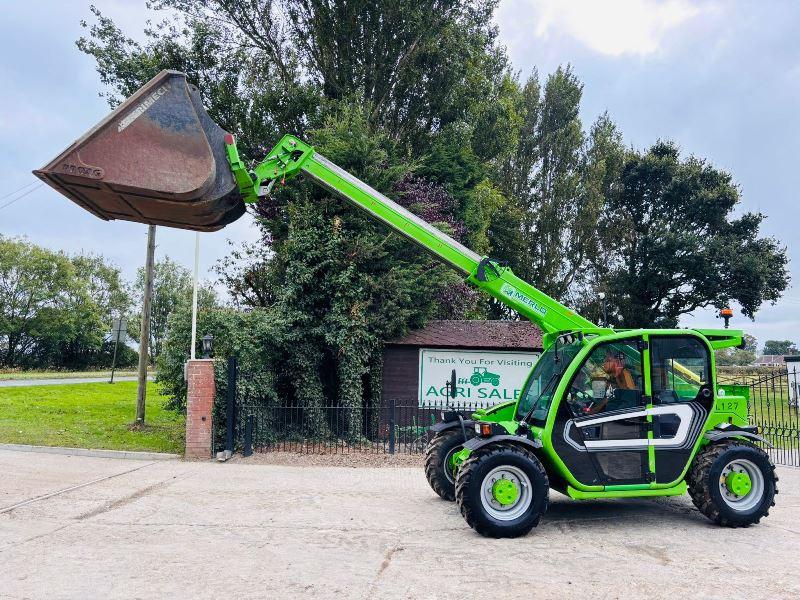 MERLO P27.6 TURBO TELEHANDLER *YEAR 2021* C/W PALLET TINES & BUCKET *VIDEO* 