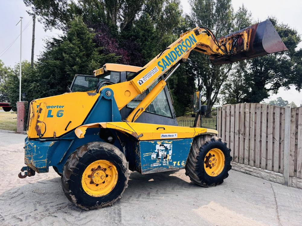 SANDERSON TL6ST 4WD TELEHANDLER *AG-SPEC* C/W BUCKET & PICK UP HITCH *VIDEO*