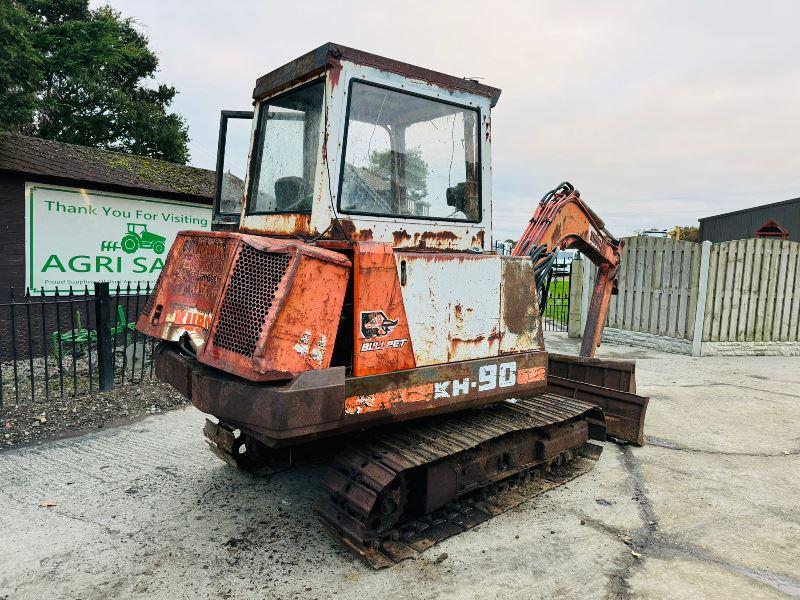 KUBOTA KH-90 EXCAVATOR C/W KUBOTA 4 CYLINDER ENGINE (SPARES AND REPAIRS) *VIDEO*