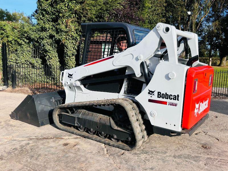 BOBCAT T590 TRACKED SKIDSTEER *YEAR 2019, 2871 HOURS* C/W BUCKET *VIDEO*