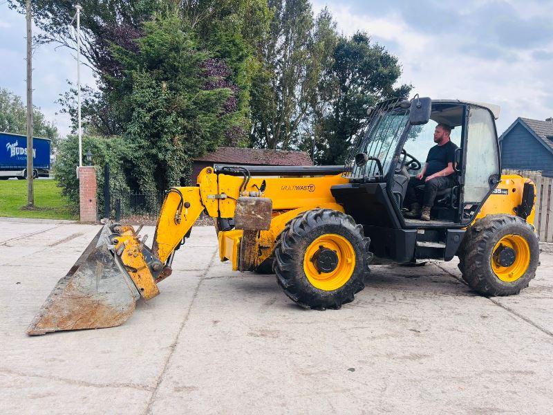 JCB 535-140HI-VIZ 4WD TELEHANDLER *14 METER REACH,  YEAR 2015* C/W BUCKET *VIDEO*