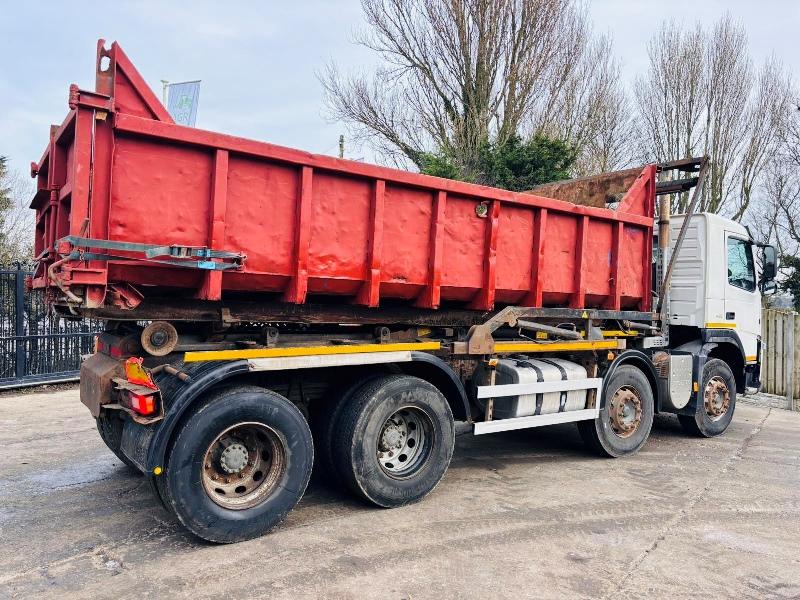 VOLVO FM DOUBLE DRIVE HOOK LOADER LORRY *YEAR 2013, MOT'D MARCH 2025* C/W SKIP 