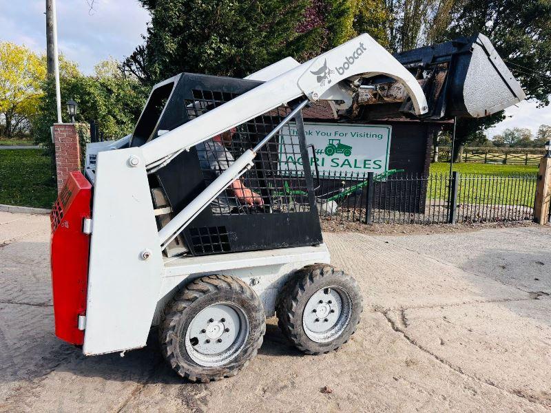 BOBCAT 543 SKIDSTEER *3770 HOURS* C/W BUCKET *VIDEO*