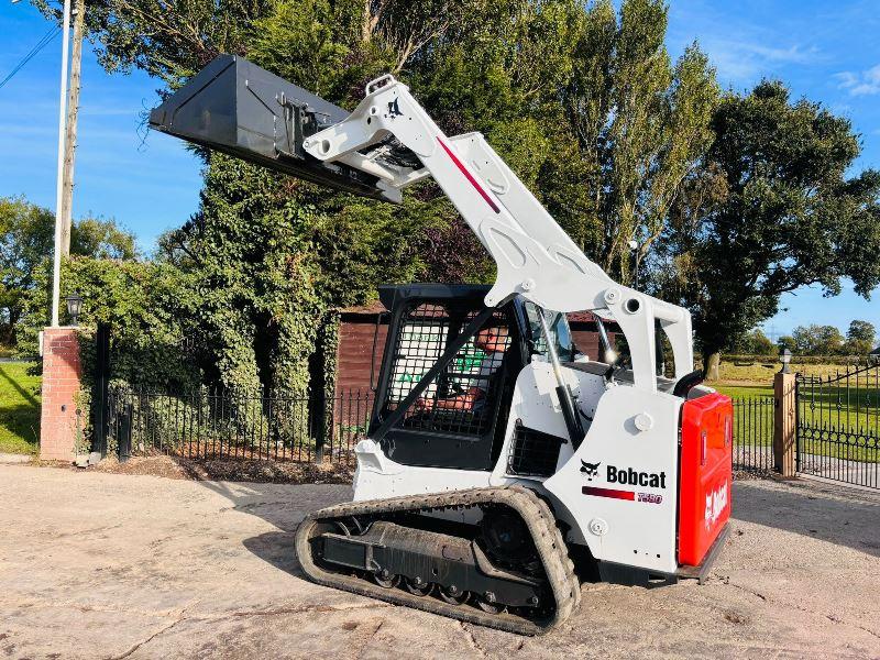 BOBCAT T590 TRACKED SKIDSTEER *YEAR 2019, 2871 HOURS* C/W BUCKET *VIDEO*