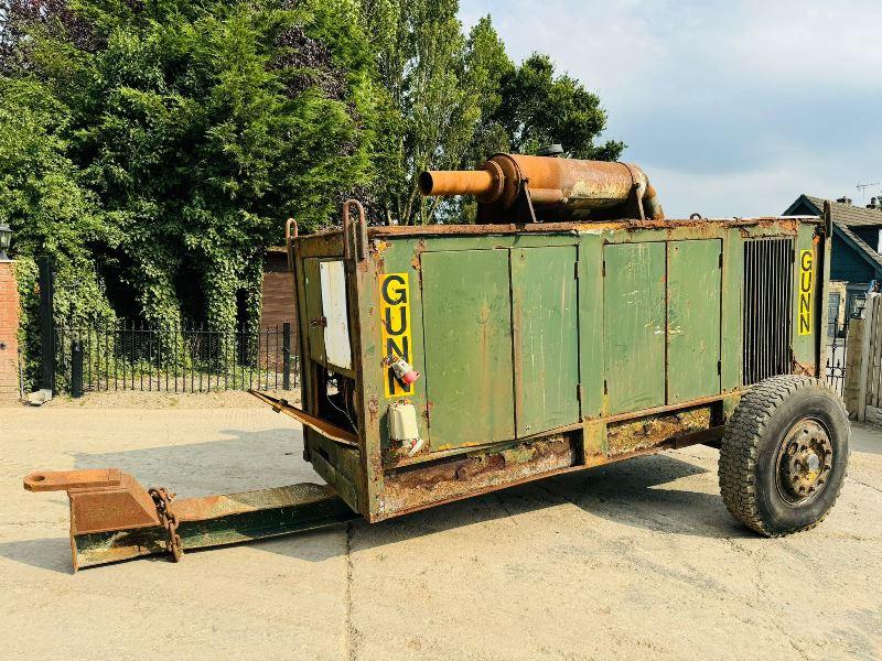 STAMFORD 300KVA SINGLE AXLE TOWABLE GENERATOR C/W CUMMINS ENGINE 