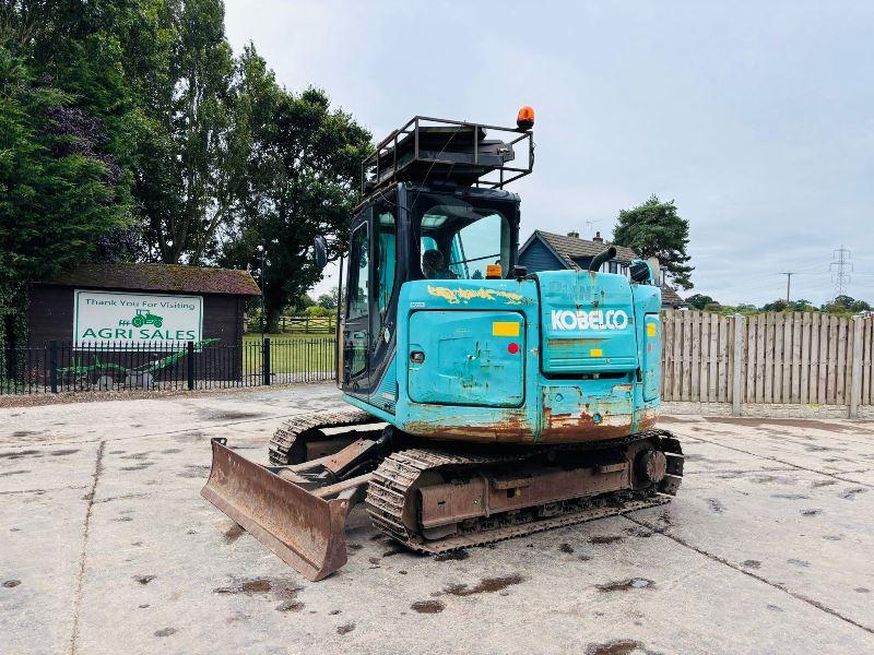 KOBELCO SK85MSR TRACKED EXCAVATOR *YEAR 2015, 4096 HOURS* C/W QUICK HITCH *VIDEO*