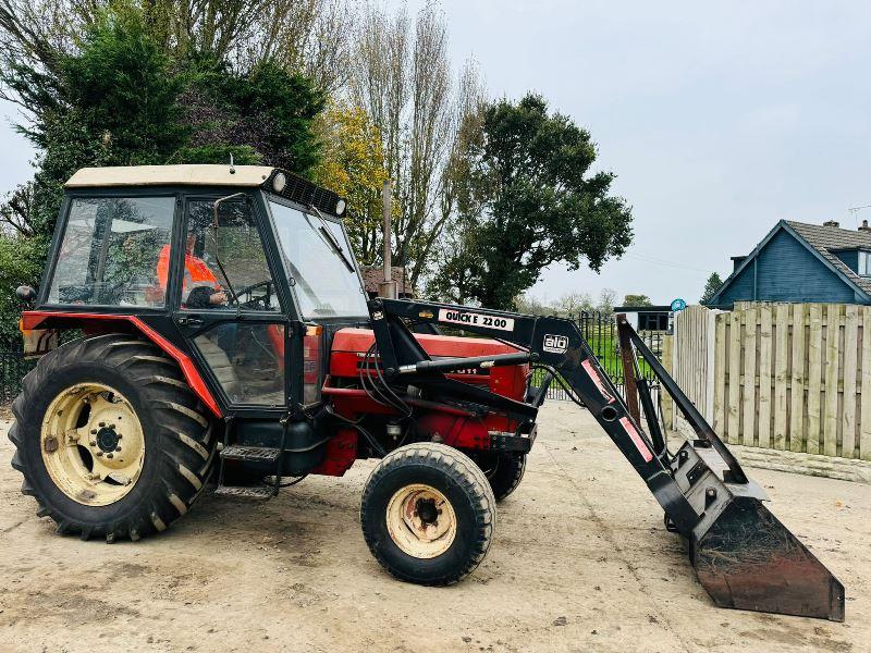 ZETOR 7011 TRACTOR C/W LOADER, MUCK FORK, PALLET TINES & BUCKET *VIDEO*