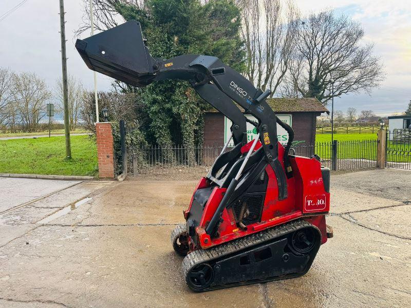 TORO DINGO TX-1000 WIDE TRACKED LOADER *YEAR 2020, ONLY 128 HOURS* C/W BUCKET  