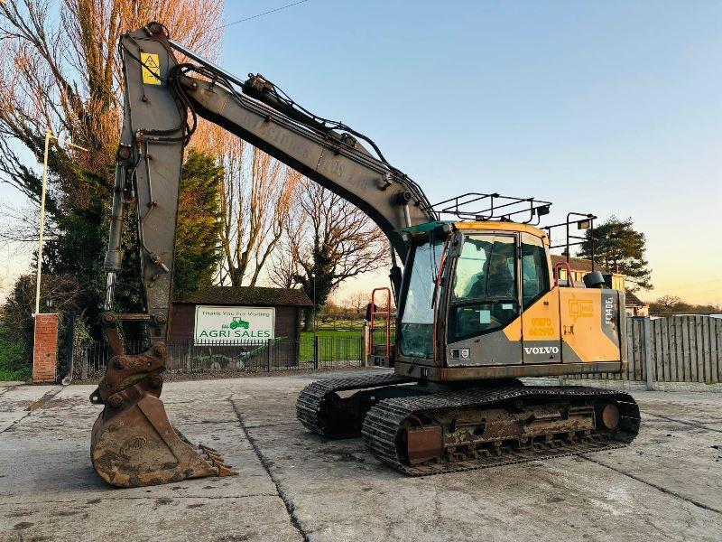 VOLVO EC140EL TRACKED EXCAVATOR *YEAR 2016, 5529 HOURS* C/W QUICK HITCH *VIDEO*