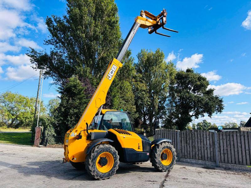 JCB 531-70 4WD TELEHANDLER * YEAR 2018, 1011 HOURS* C/W PALLET TINES *VIDEO*