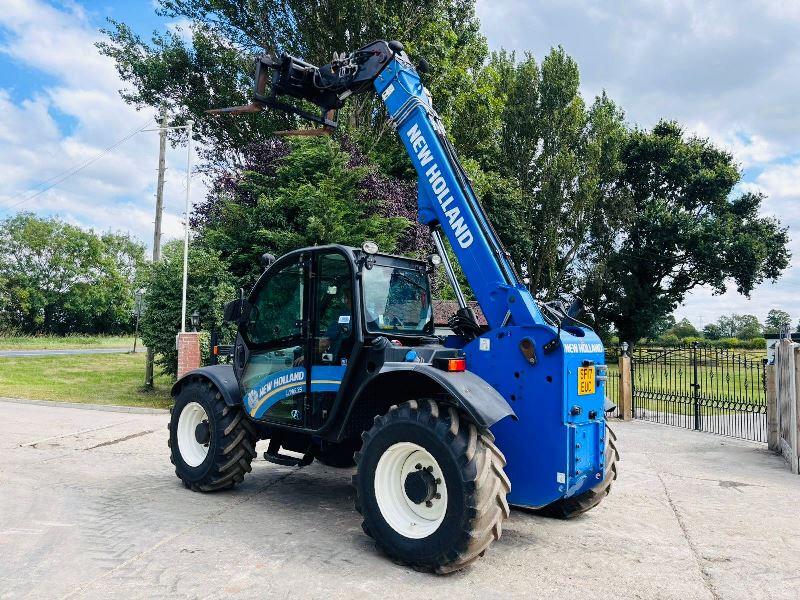 NEW HOLLAND LM6.35 4WD TELEHANDLER *YEAR 2017, 4851* C/W PALLET TINES *VIDEO*