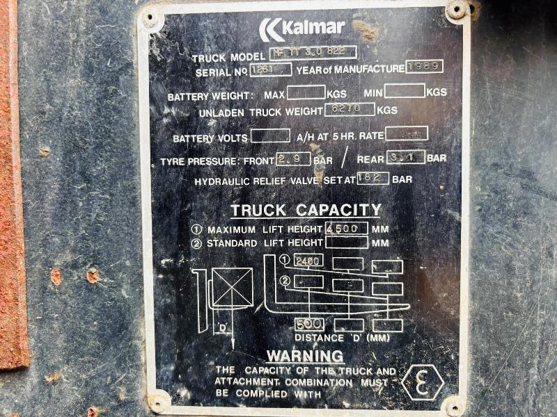 MASSEY FERGUSON TT3.0 ROUGH TERRIAN FORKLIFT C/W SIDE SHIFT 