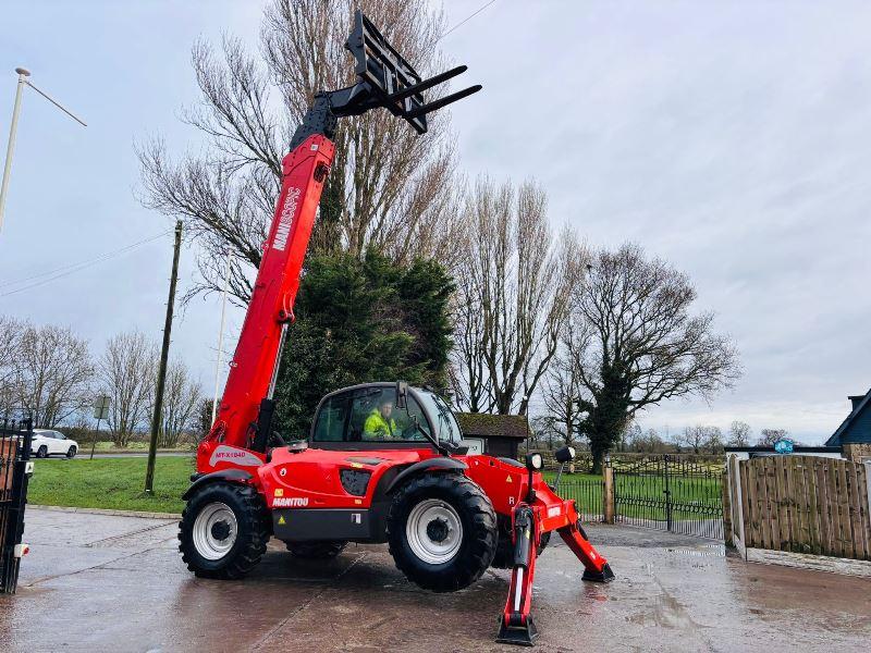 MANITOU MT-X1840 4WD TELEHANDLER *18 METER REACH* C/W PALLET TINES *VIDEO*