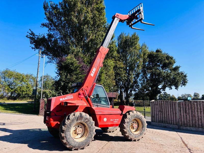 MANITOU MLT628 TURBO 4WD TELEHANDLER C/W PALLET TINES *VIDEO*