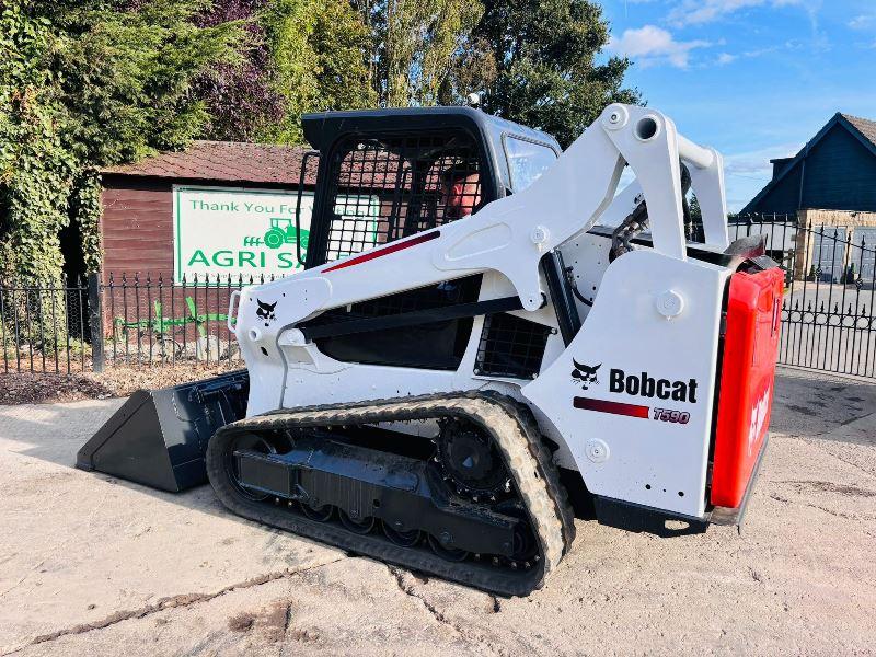 BOBCAT T590 TRACKED SKIDSTEER *YEAR 2018, 2761 HOURS* C/W BUCKET *VIDEO*