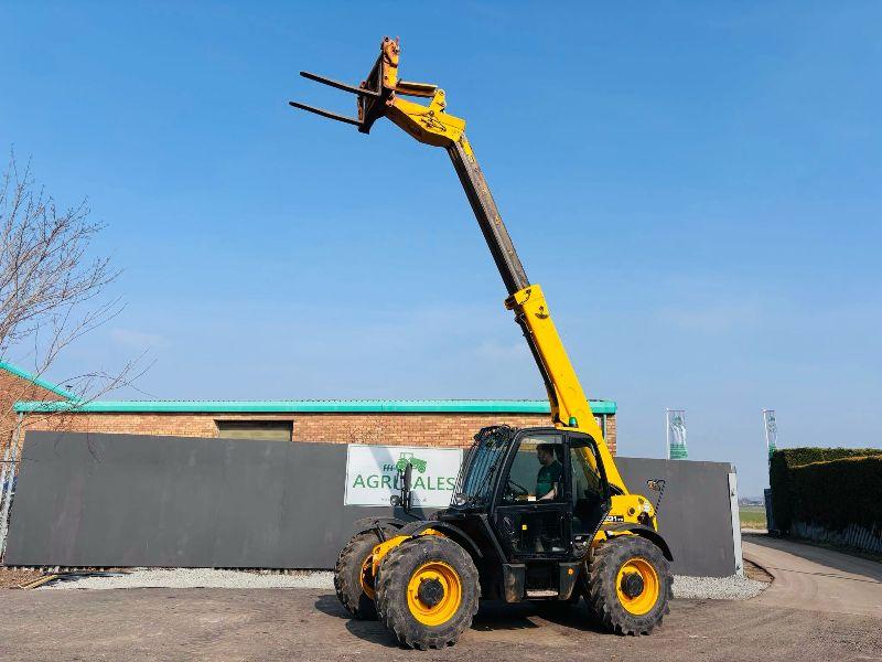 JCB 531-70 YEAR 2019 *ONLY 1438 HOURS* C/W PALLET TINES*VIDEO*