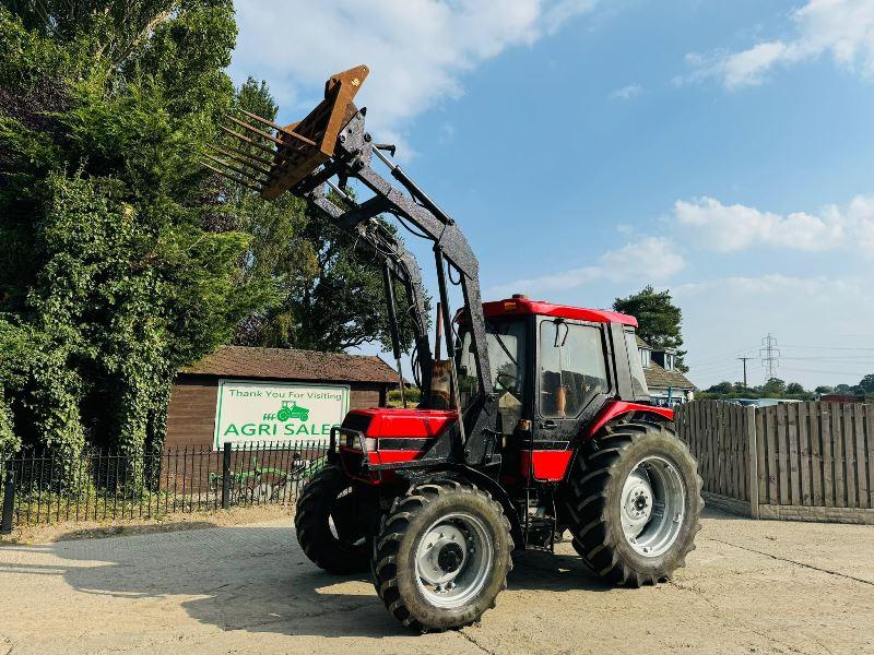 CASE 885XL 4WD TRACTOR C/W FRONT LOADER & MUCK FORK *VIDEO*