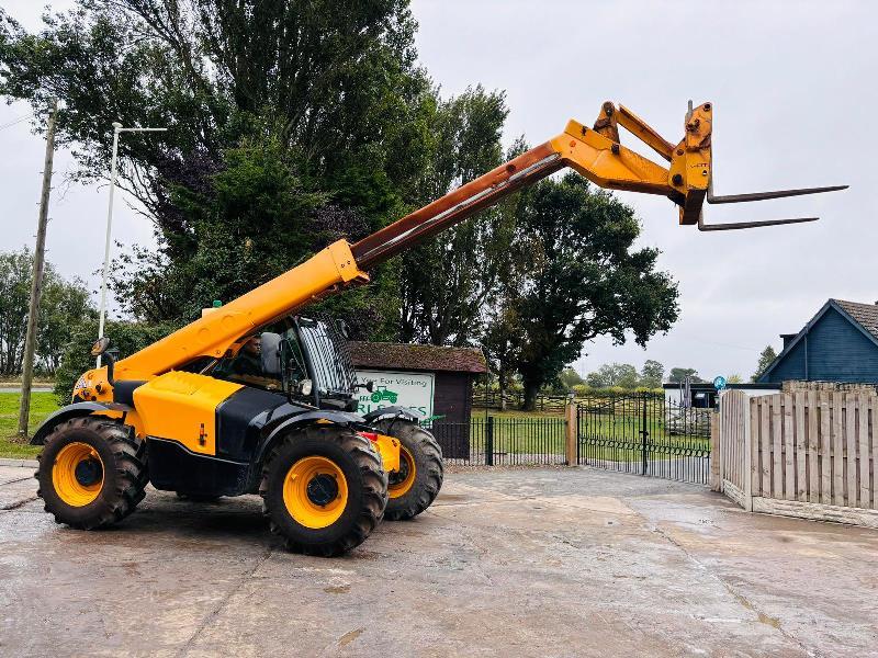 JCB 531-70 4WD TELEHANDLER * YEAR 2018, 3604 HOURS* C/W PALLET TINES *VIDEO*