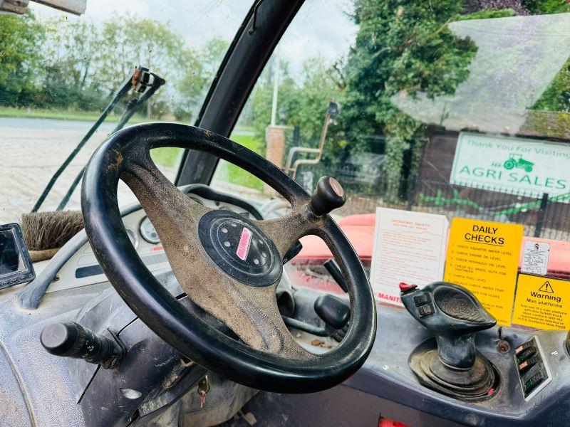 MANITOU MLT634-120 4WD TELEHANDLER *AG-SPEC* C/W PICK UP HITCH *VIDEO*