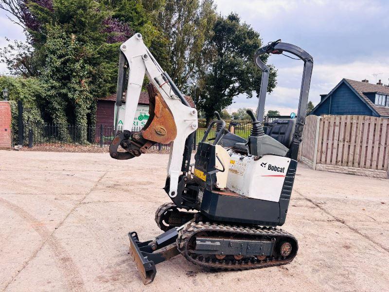 BOBCAT E10 TRACKED EXCAVATOR *YEAR 2018, 1547 HOURS* C/W EXPANDING TRACKS *VIDEO*