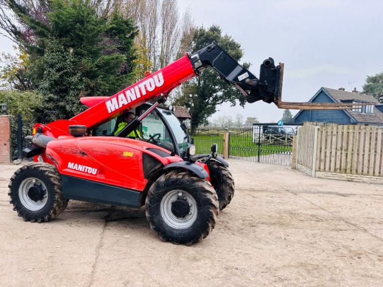 MANITOU MLT625-75 4WD TELEHANDLER *YEAR 2014* C/W PALLET TINES *VIDEO*