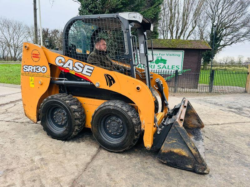 CASE SR130 SKIDSTEER *YEAR 2021, ONLY 495 HOURS* C/W BUCKET *VIDEO*