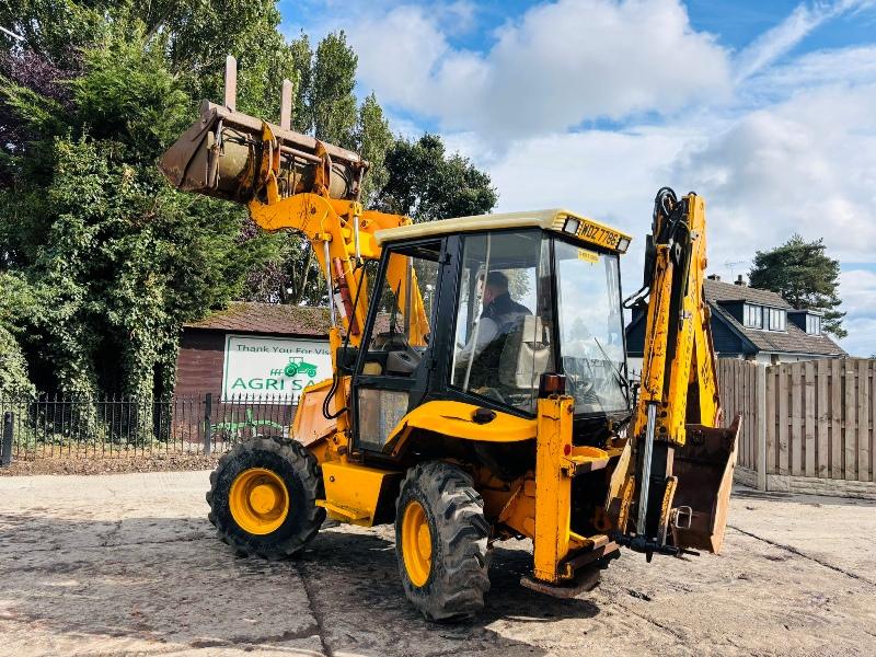 JCB 2CX 4WD BACKHOE DIGGER C/W 4 WHEEL STEER & EXTENDING DIG *VIDEO*