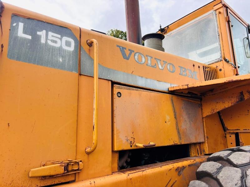 VOLVO BM L150 4WD LOADING SHOVEL C/W BUCKET *VIDEO*