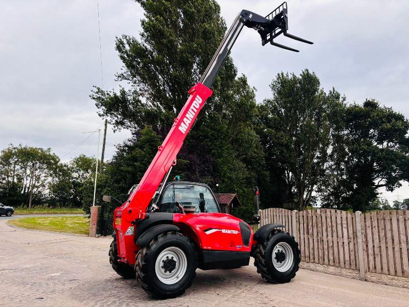 MANITOU MT733 4WD TELEHANDLER *YEAR 2022, ONLY 2254 HOURS* C/W TINES *VIDEO*