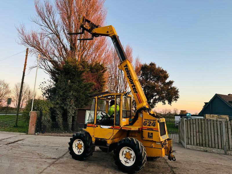 SANDERSON 624 TURBO TELEHANDLER *AG-SPEC* C/W PICK UP HITCH *VIDEO*