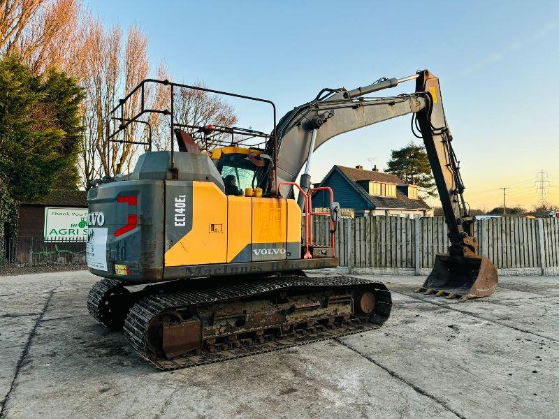 VOLVO EC140EL TRACKED EXCAVATOR *YEAR 2016, 5529 HOURS* C/W QUICK HITCH *VIDEO*