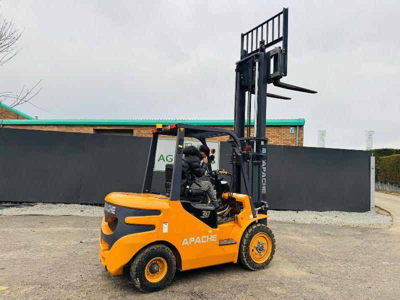 UNUSED 2024 APACHE HH30Z 3 TONNE DEISEL FORKLIFT*VIDEO*