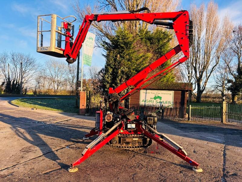 PLATFORM RQG12AD TRACKED MAN LIFT C/W RUBBER TRACKS 