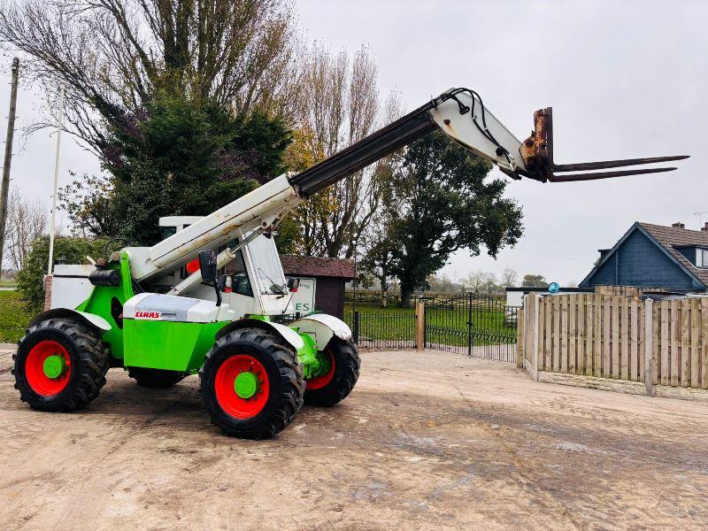 CLAAS 4WD TELEHANDLER *AG SPEC* C/W PICK UP HITCH *VIDEO*