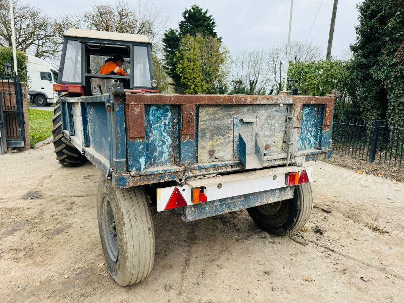 SINGLE AXLE DROP SIDE TRAILER 