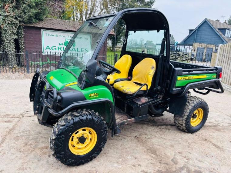 JOHN DEERE 855D 4WD UTV *YEAR 2013* C/W POWER STEERING *VIDEO*