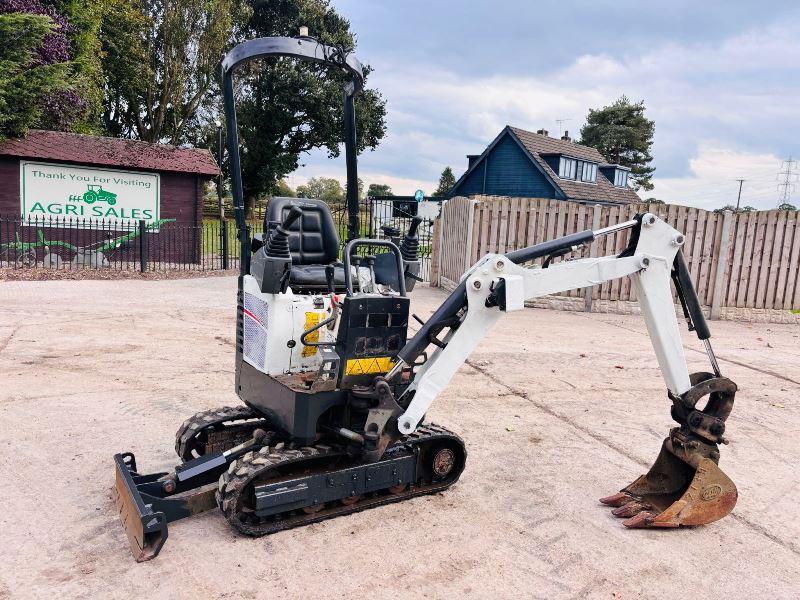 BOBCAT E10 TRACKED EXCAVATOR *YEAR 2018, 1547 HOURS* C/W EXPANDING TRACKS *VIDEO*