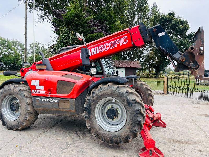 MANITOU MT1030 4WD TELEHANDLER *YEAR 2014, 4554 HOURS* C/W PALLET TINES *VIDEO*