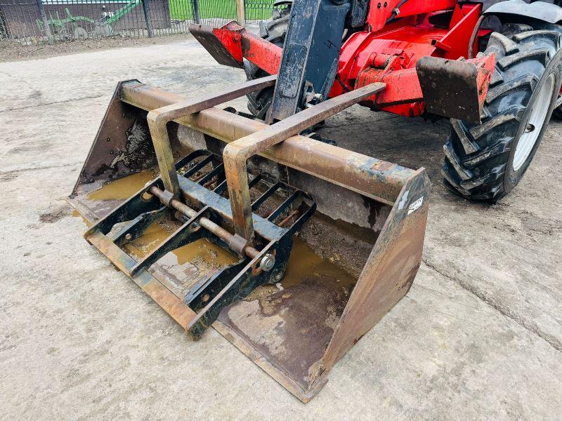 MANITOU MLT1030 4WD TELEHANDLER * 4788 HOURS * C/W BUCKET & TINES *VIDEO*