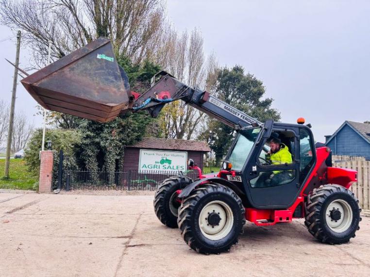 MASSEY FERGUSON 9254 4WD TELEHANDLER *AG-SPEC* C/W BUCKET & PALLET TINES *VIDEO*