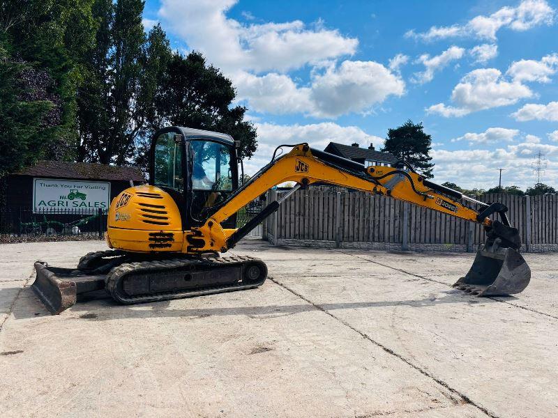 JCB 8065 TRACKED EXCAVATOR *ZERO SWING, YEAR 2009* C/W BUCKET *VIDEO*