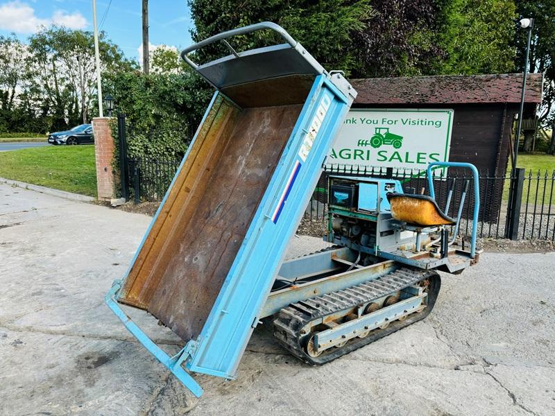 HANIX RTD100 TRACKED DUMPER C/W DROP SIDE BODY *VIDEO*