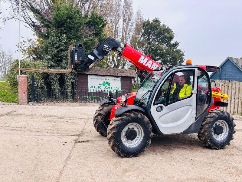 MANITOU MLT625-75 4WD TELEHANDLER *YEAR 2014* C/W PALLET TINES *VIDEO*