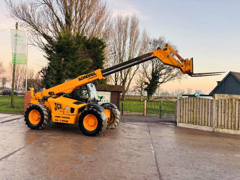 JCB 530-70 FARM SPECIAL 4WD TELEHANDLER C/W PALLET TINES *VIDEO*