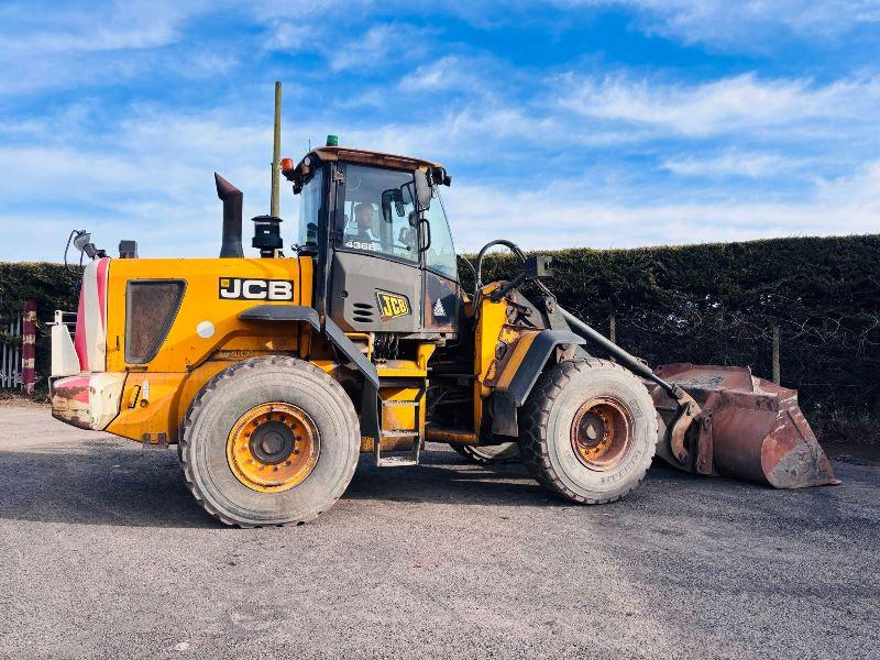 JCB 436 EHT LOADING SHOVEL YEAR 2011*VIDEO*