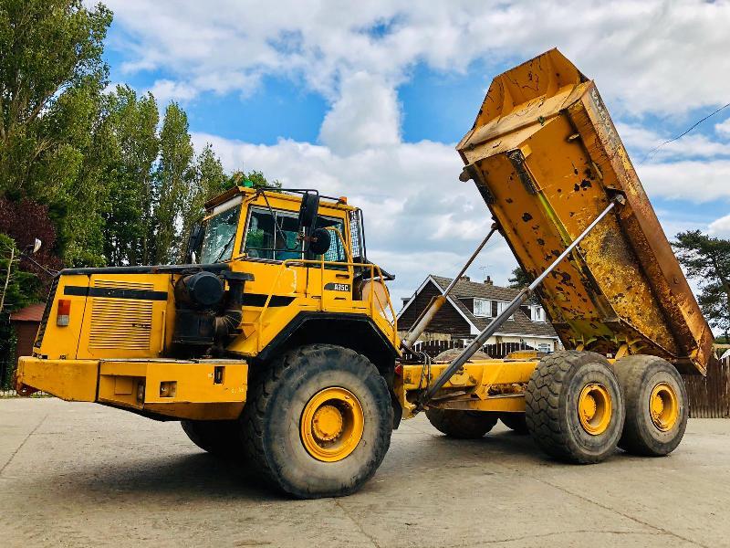 VOLVO A35C 6X6 DUMP TRUCK C/W REVERSE CAMERA