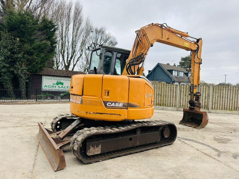 CASE CX75SR TRACKED EXCAVATOR *ZERO SWING* C/W QUICK HITCH *VIDEO*